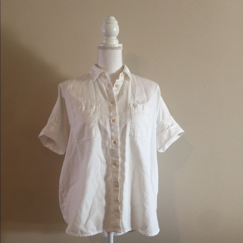Madewell Short Sleeved Button Down
